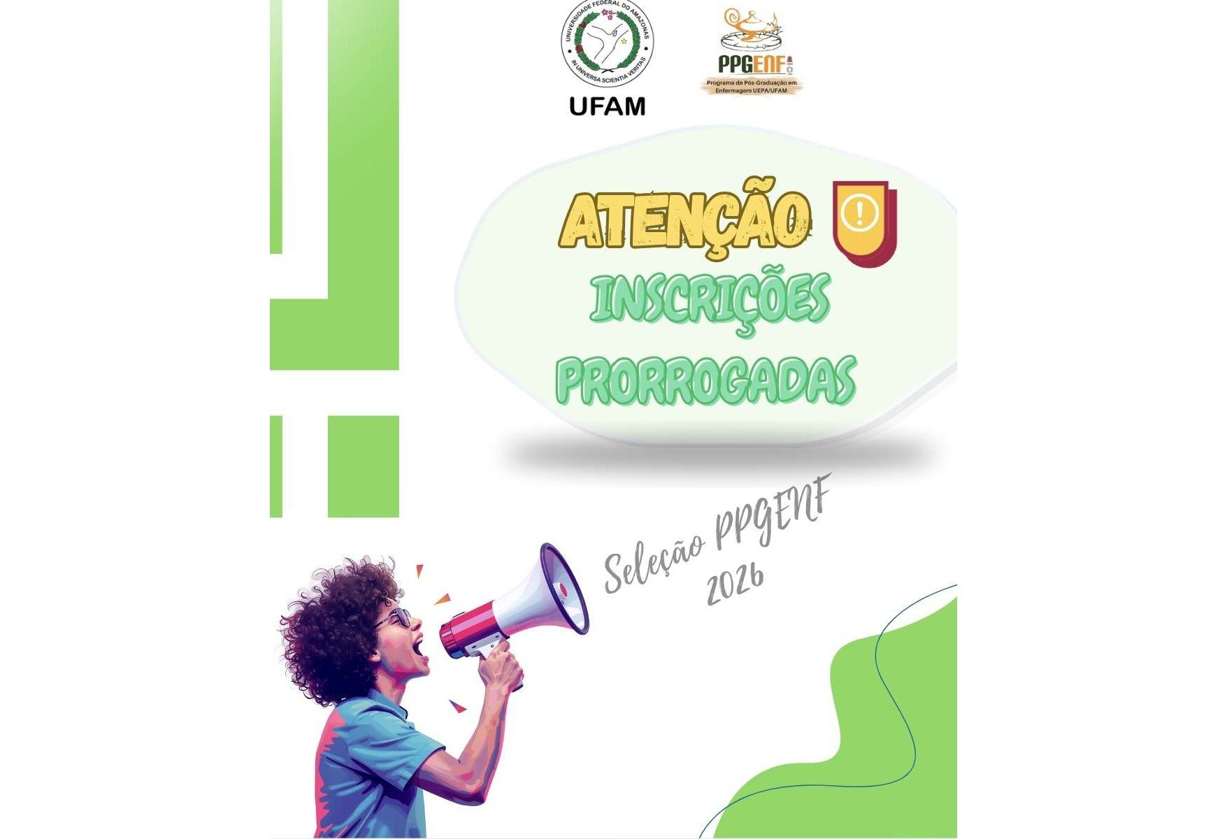 Prorrogação dos Editais Mestrado e Doutorado